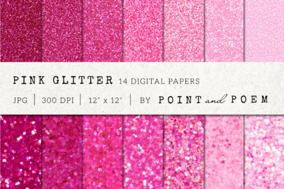 Download Pink Glitter Digital Paper - Ink Collection