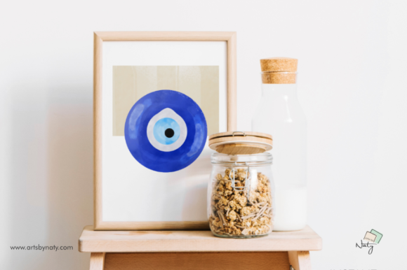 Download Evil Eye Printable Art Abstract Painting - Printable art Collection