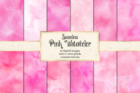 Download Pink Watercolor Textures - Ink Collection