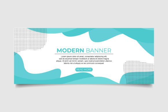 Download Abstract Banner with Modern Shapes - Modern Collection