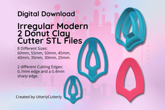 Download Clay Cutter STL File Irregular Modern Do - Modern Collection