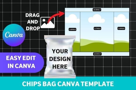 Download Chips Bag Canva Template - Premium Bundle