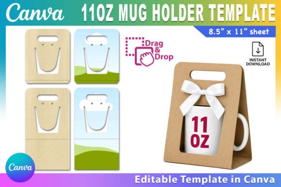 Download Canva 11oz Mug Holder Template - Premium Resources