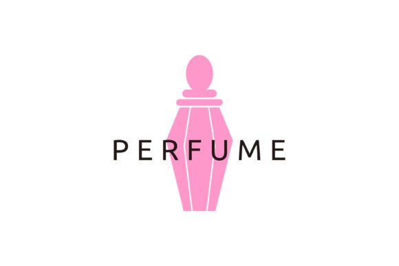 Download Pink Perfume Bottle Elegance Beauty Logo - Ink Collection