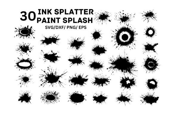 Download Ink Splatter Svg, Paint Splash - Ink Collection