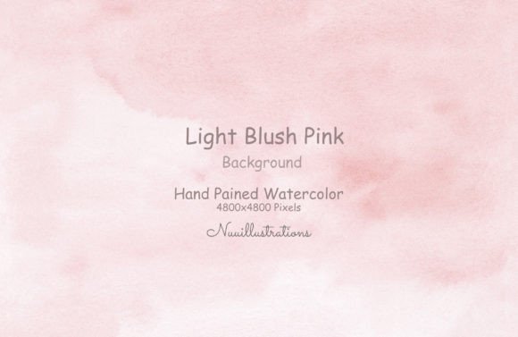 Download Light Blush Pink Watercolor Background - Ink Collection