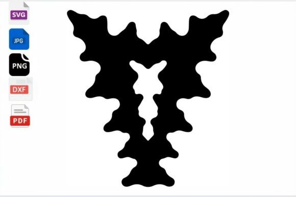 Download Abstract Rorschach Inkblot SVG Cut File - Ink Collection