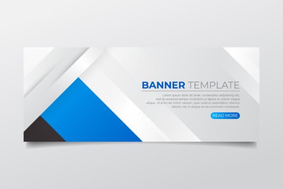Download Abstract Banner with Modern Shapes - Modern Collection