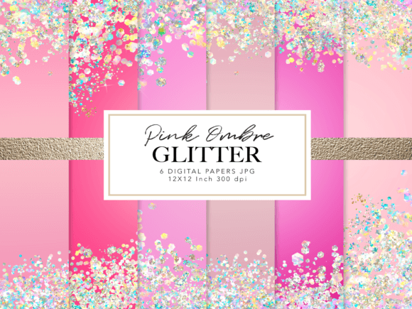 Download Pink Holographic Glitter Backgrounds - Ink Collection