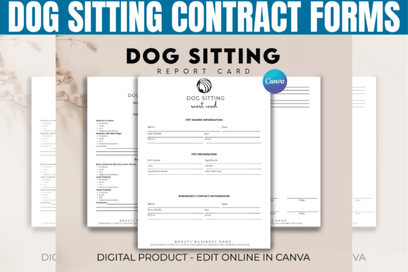 Download Dog Sitting Contract Forms Template - Template Collection