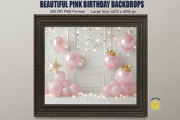 Download Beautiful Pink Birthday Backdrop - Ink Collection