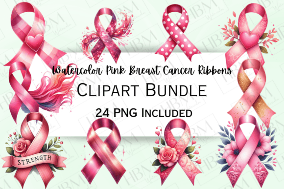 Download Watercolor Pink Breast Cancer Ribbon - Ink Collection
